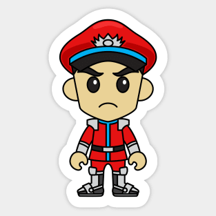 M Bison Chibi Sticker